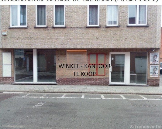 WINKEL/KANTOOR TE KOOP IN TURNHOUT, Turnhout, Turnhout, 55 m², Jusqu'à 200 m²