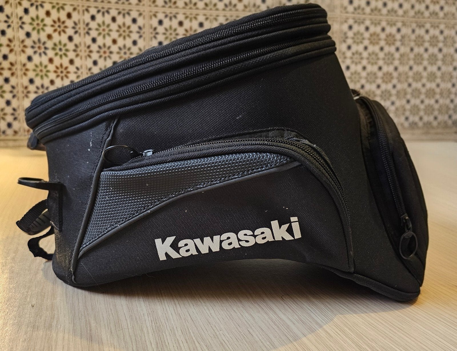 Originele Kawasaki tanktas + tankflens, Motoren, Ophalen of Verzenden, Zo goed als nieuw