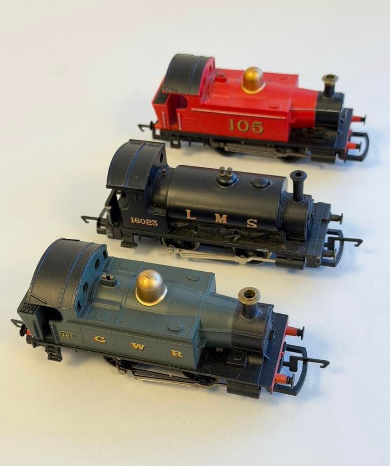 3 locomotives à vapeur Hornby OO LMS GWR 1/76 loc, Enlèvement ou Envoi, Comme neuf, Locomotive