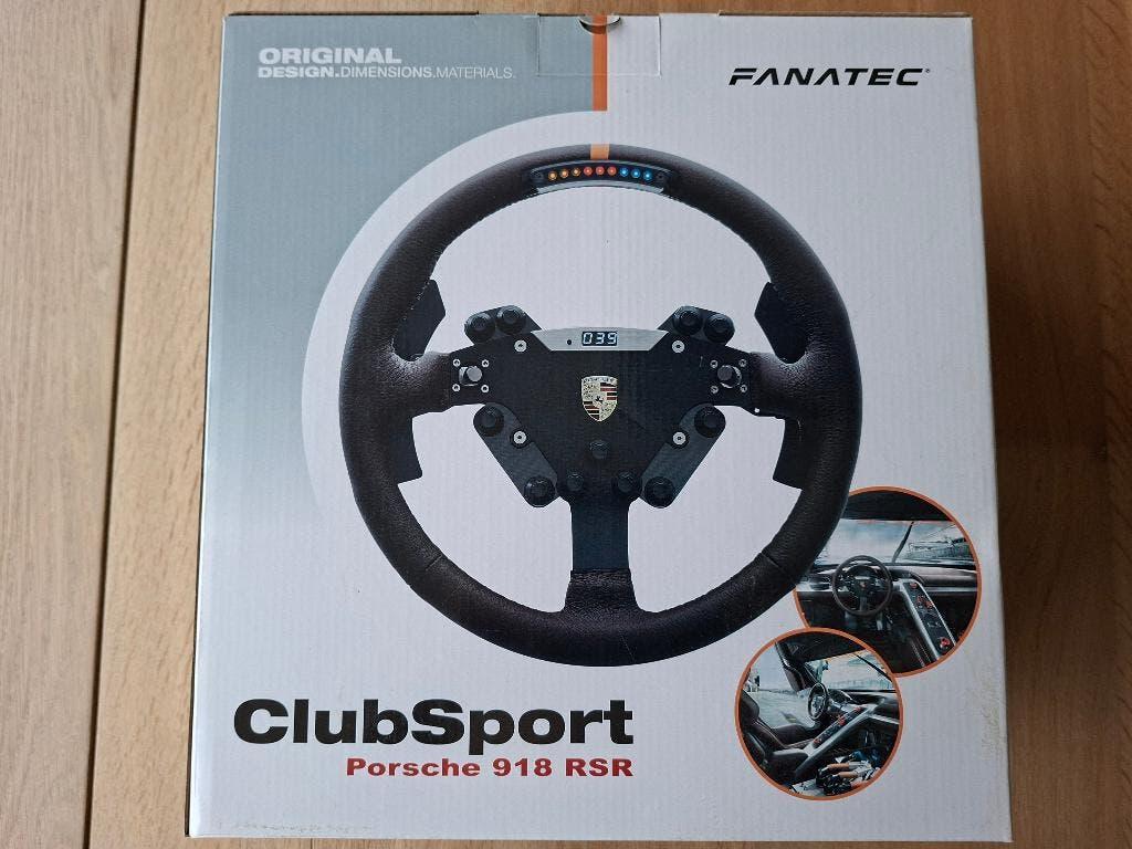 Fanatec Clubsport Porsche stuur 918 RSR, Consoles de jeu & Jeux vidéo, Consoles de jeu | Sony Consoles | Accessoires, Enlèvement ou Envoi