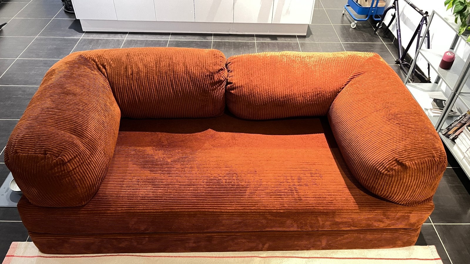 OMHU teddy sofa, Huis en Inrichting, Ophalen, 100 tot 125 cm, Tweepersoons, Zo goed als nieuw