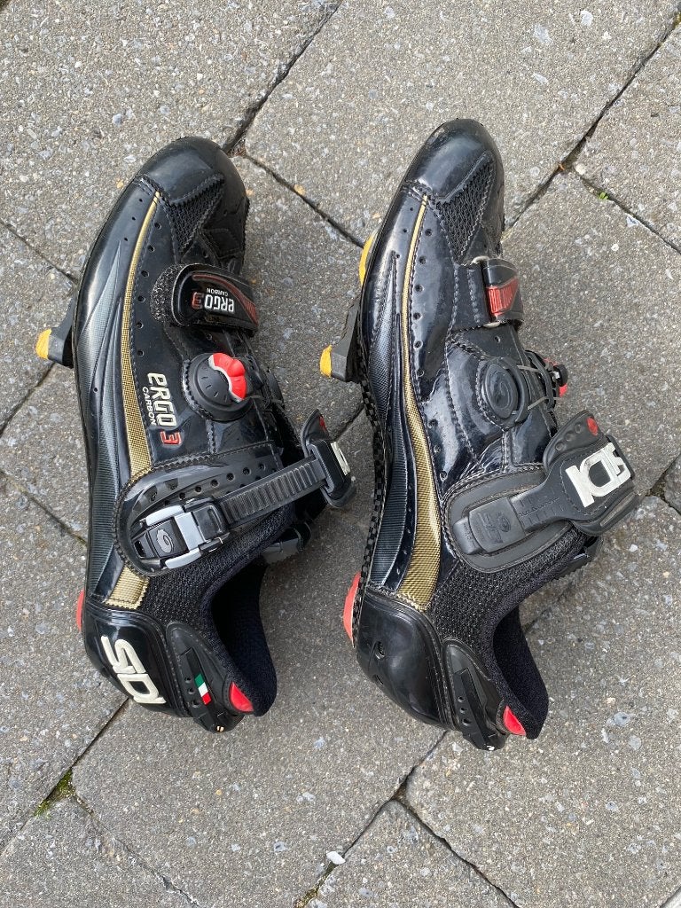Sidi Ergo 3 Carbon Racefiets-schoenen voor heren - maat 43., Gebruikt, Heren, Schoenen, Ophalen of Verzenden
