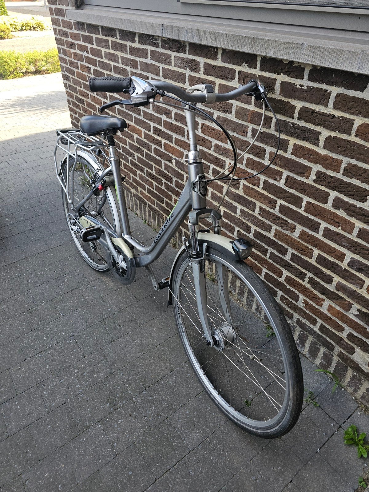 Damesfiets gazelle, Ophalen