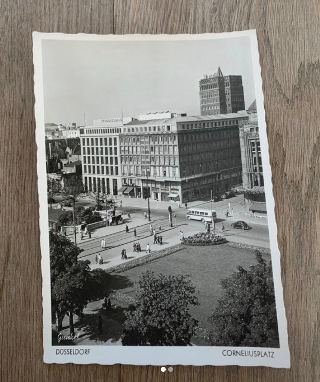 Vintage postkaart Düsseldorf, Verzamelen, Ophalen of Verzenden, Duitsland