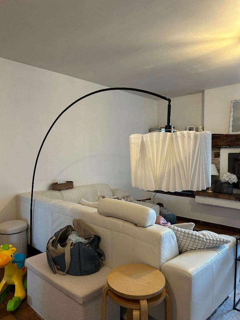 Lampadaire avec arceau, Maison & Meubles, Enlèvement, Comme neuf