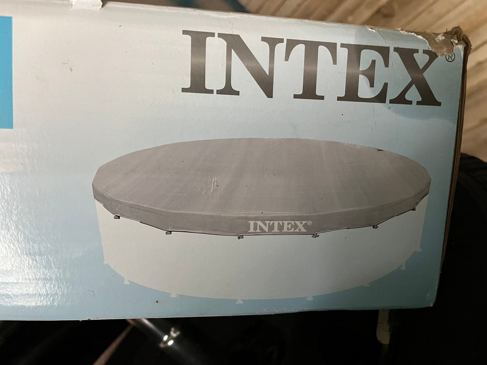 Bâche de protection de piscine INTEX, Jardin & Terrasse, Enlèvement, Comme neuf