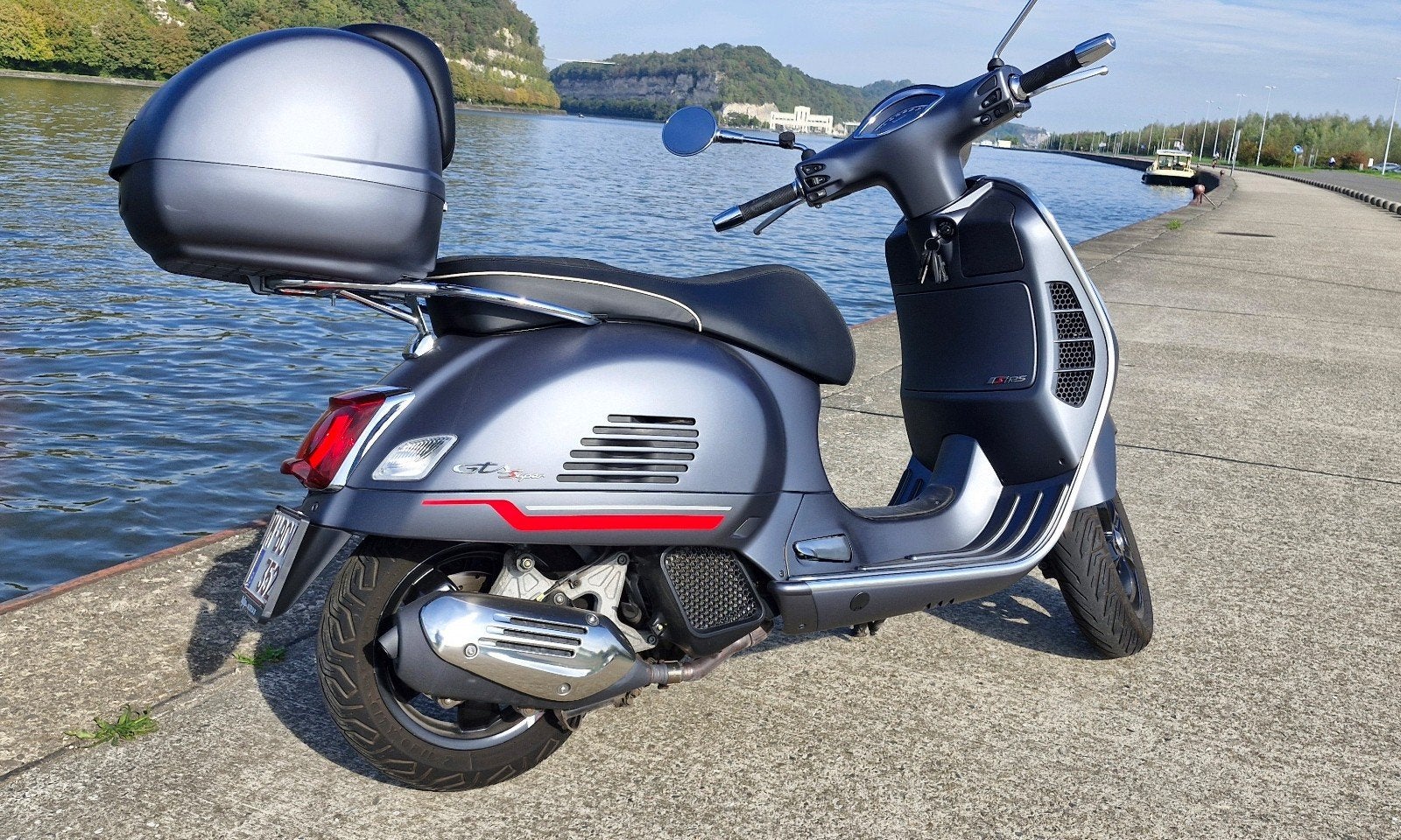 Vespa 125 GTS Super, Vélos & Vélomoteurs, Piaggio, 125 cm³, Comme neuf, Enlèvement