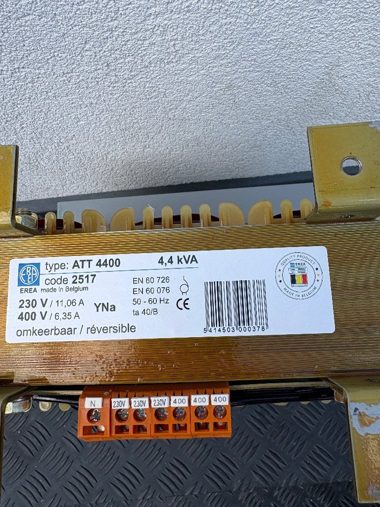 Omvormer 230/400 V, Ophalen