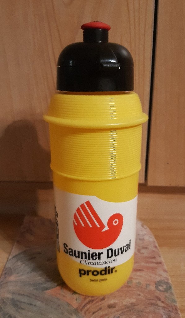 WIELRENNEN CYCLSME DRINKBUS BIDON TEAM SAUNIER DUVAL, Ophalen of Verzenden