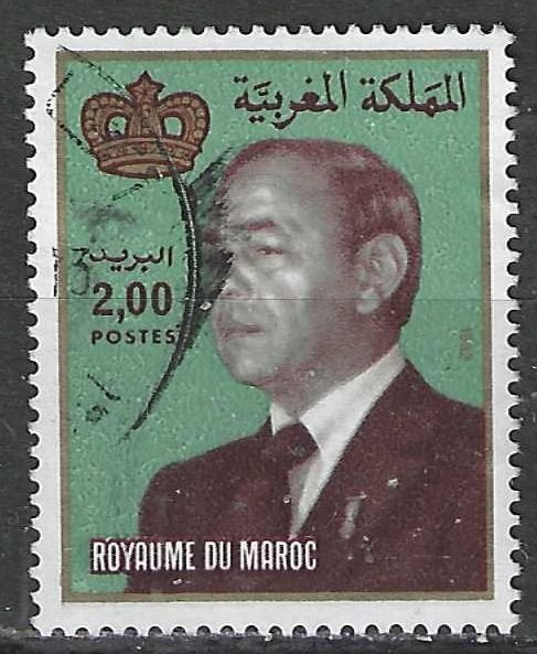 Maroc 1996 - Yvert 1191A - Roi Hassan II - 2 d. (ST), Envoi, Maroc, Affranchi