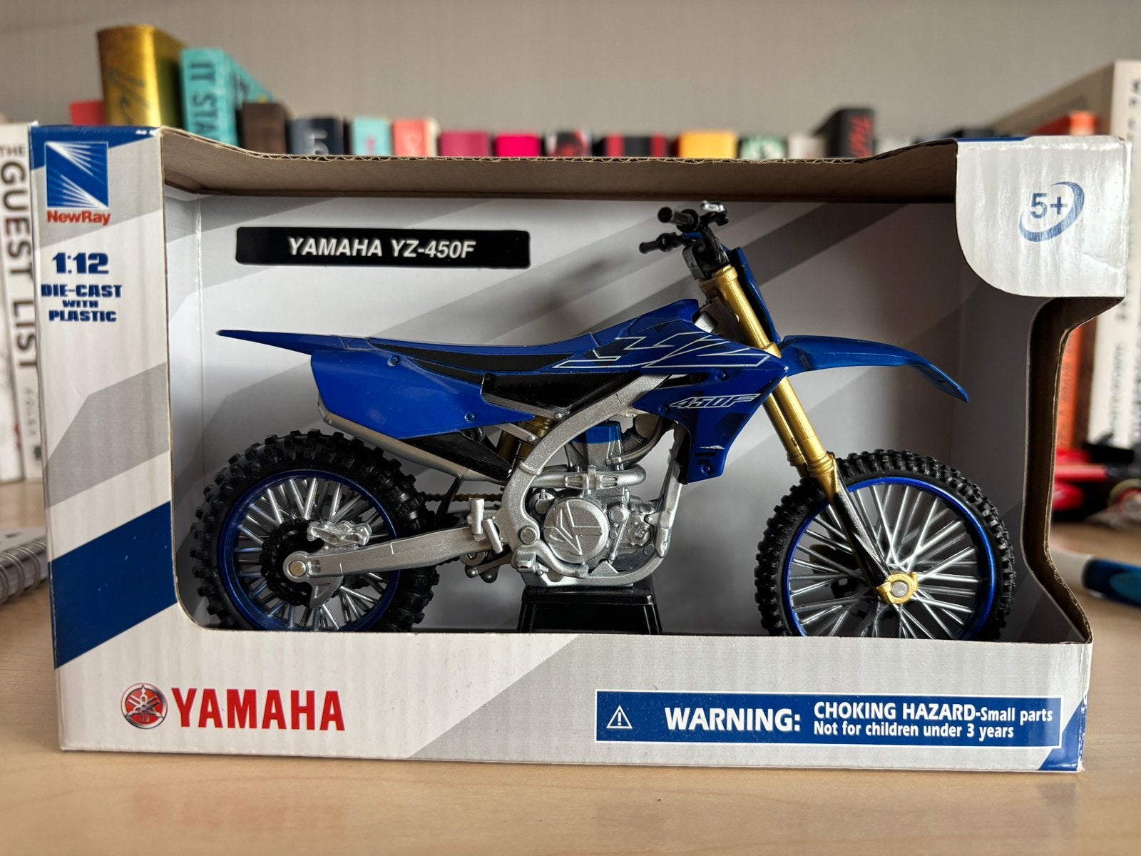 Yamaha yz450-F 1:12 model, Enlèvement ou Envoi, Comme neuf, 1:9 à 1:12, Moteur