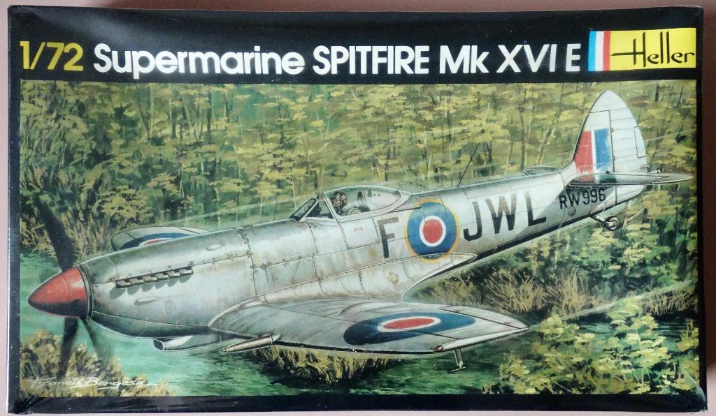 HELLER 1:72 - SUPERMARINE SPITFIRE MK XVI E, Hobby en Vrije tijd, 1:72 tot 1:144, Nieuw, Ophalen of Verzenden, Vliegtuig