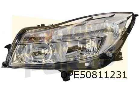 Opel Insignia A (-10/13) koplamp Links (halogeen / identitei, -, Verzenden, -, Opel