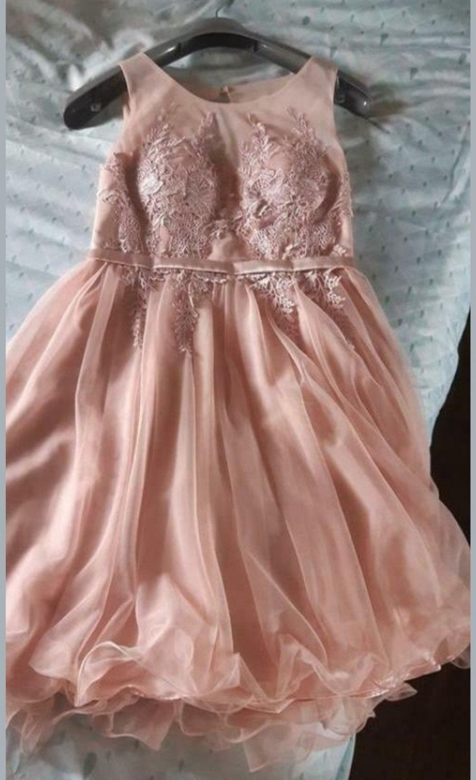Robe de cocktail VM Vera Mont en Rose peche, Kleding | Dames, Gelegenheidskleding, Ophalen, Vera mont, Cocktailjurk, Zo goed als nieuw
