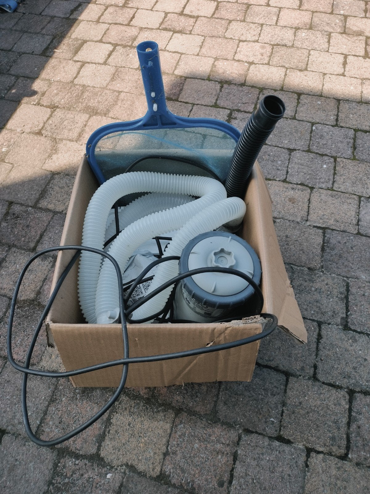 Pomp voor Intex zwembad (met toebehoren), Tuin en Terras, Ophalen, Zo goed als nieuw, Zwembadpomp