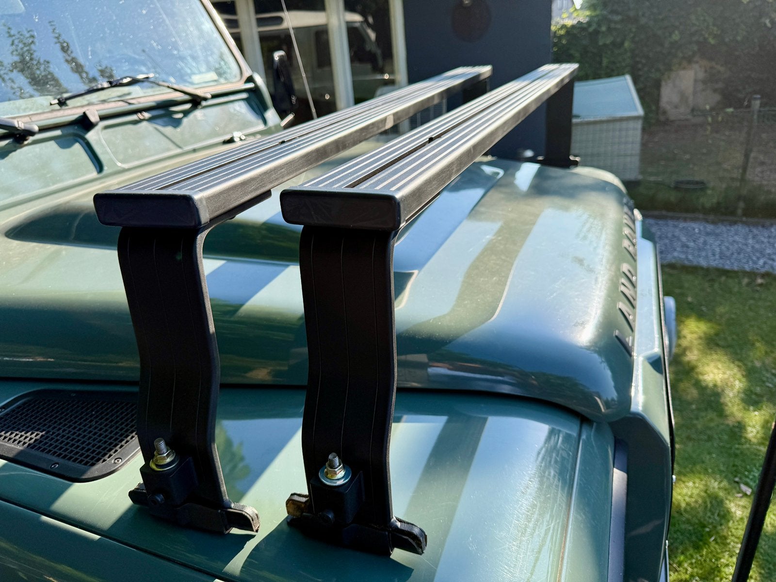 Dakdragers Landrover Defender, Ophalen, Zo goed als nieuw