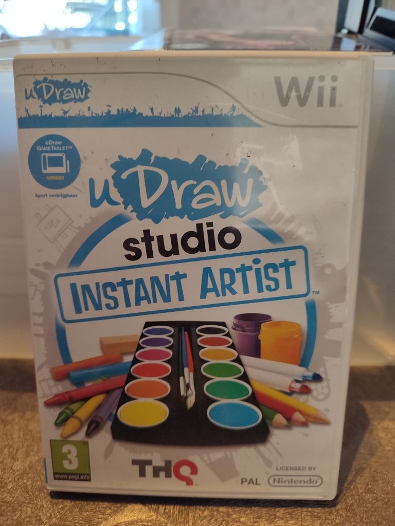 UDraw Studio Instant Artist, Games en Spelcomputers, Ophalen of Verzenden, Zo goed als nieuw, Puzzel en Educatief, Vanaf 3 jaar