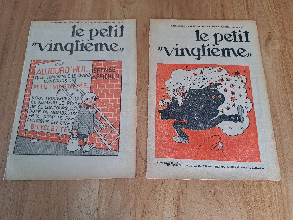Bd petit vingtième, Livres, BD, Utilisé, Plusieurs BD, Enlèvement ou Envoi