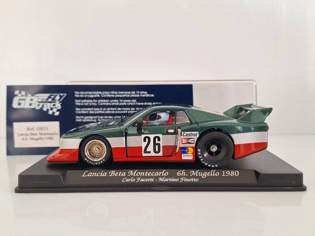Fly Lancia Beta Montecarlo Mugello 1980 Carlo Facetti GB33, Overige merken, Racebaan, Nieuw, Ophalen of Verzenden