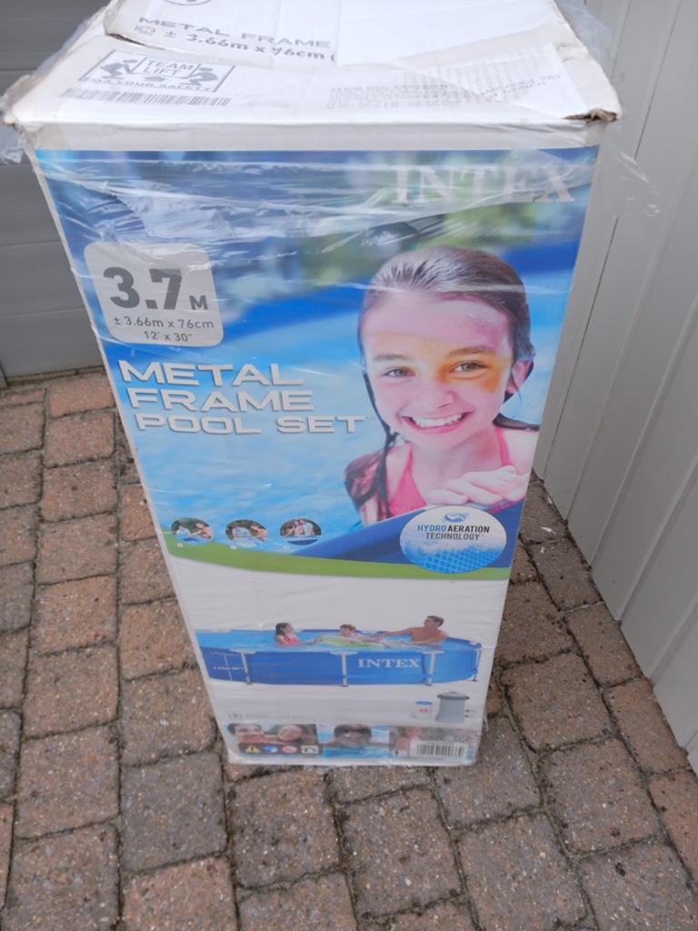Intex zwembad 3,66 m x 76cm, Ophalen
