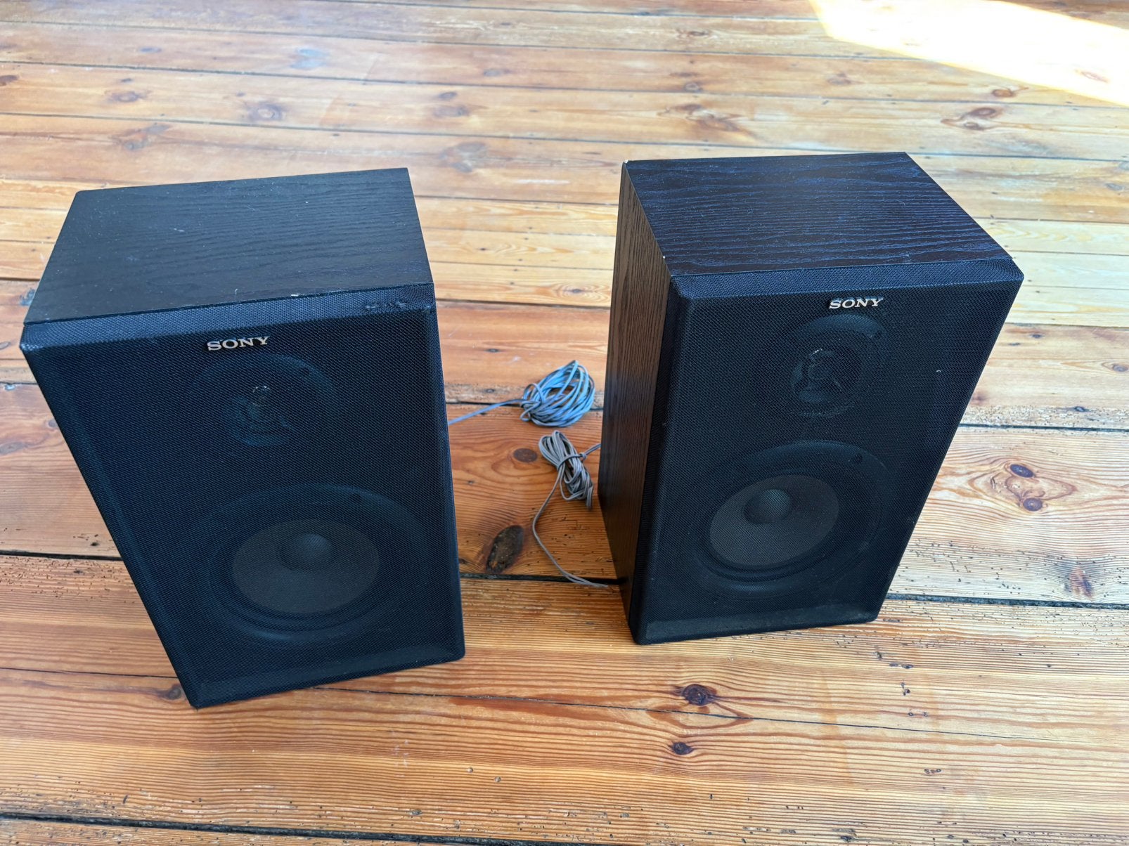 Sony SS- A 101 hifi speakers, TV, Hi-fi & Vidéo, Moins de 60 watts, Enlèvement ou Envoi, Câbles inclus, Utilisé