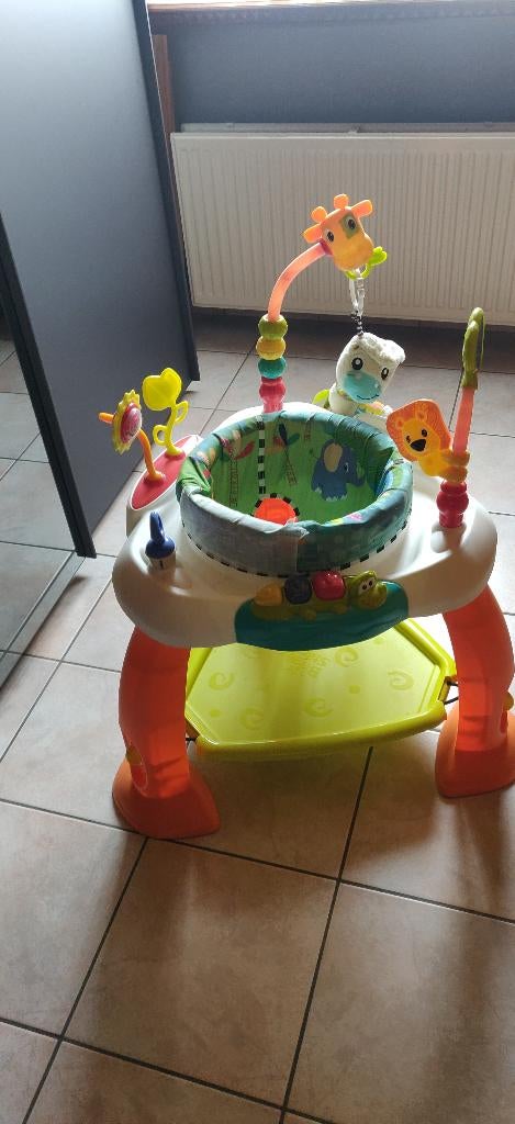 babyjumper/speeltafel, Enlèvement, Comme neuf, Découverte, Sonore