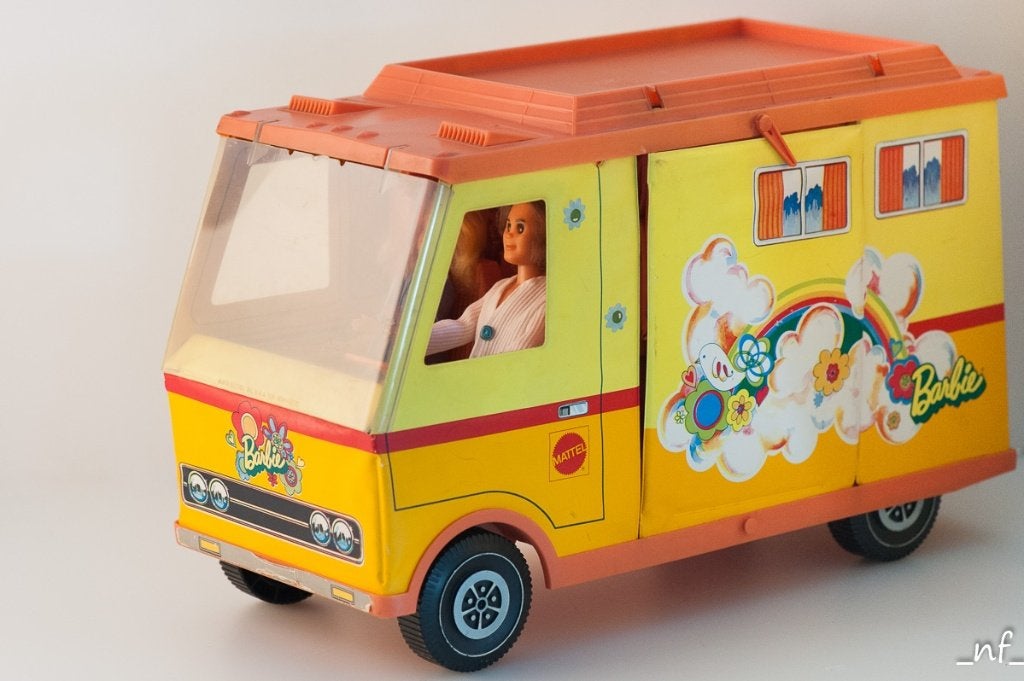 Barbie Sunshine family op reis, Ophalen of Verzenden, Gebruikt, Barbie