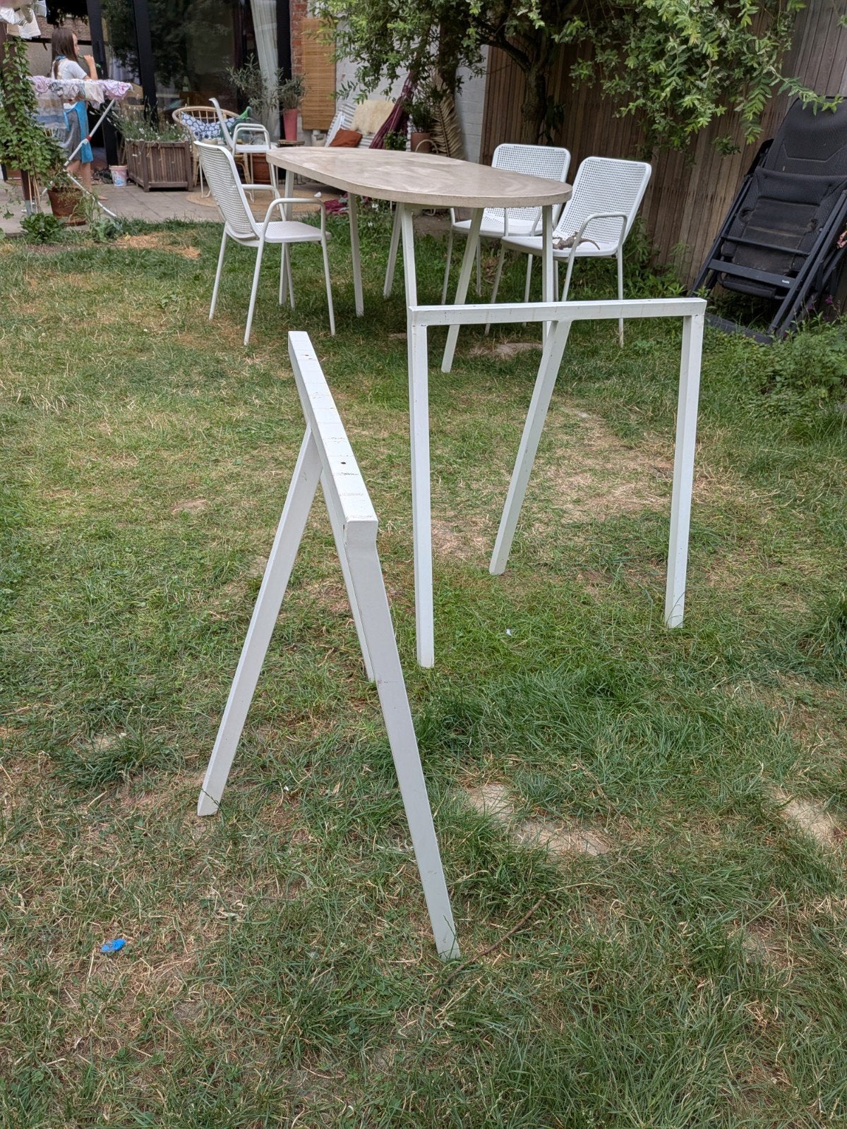 Hay onderstel tafel wit, Huis en Inrichting, Ophalen