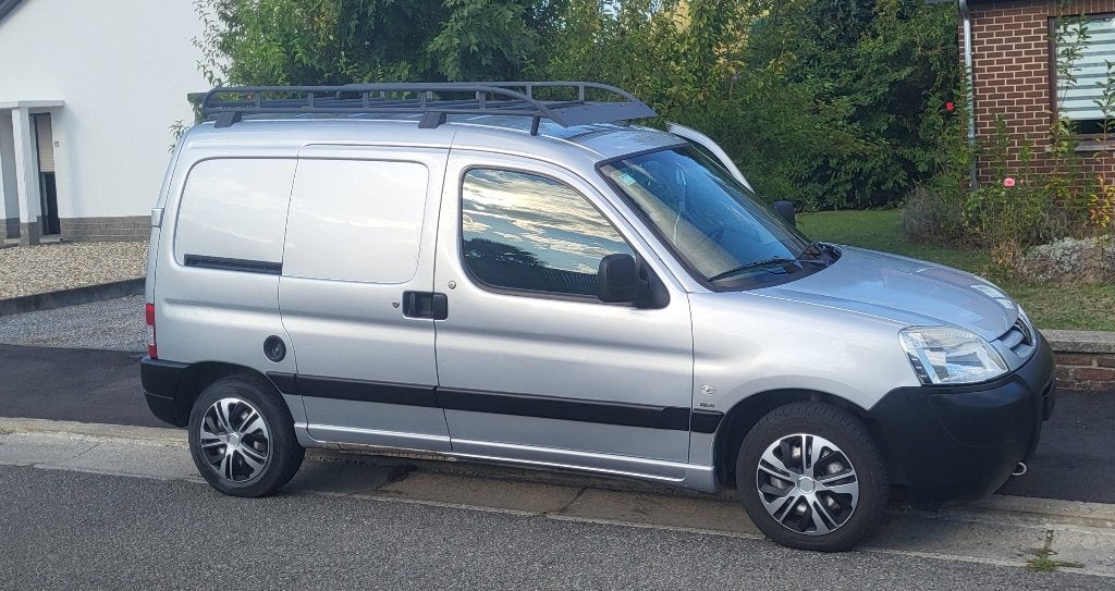 PEUGEOT PARTNER 1.6HDI/2007/172MKM/PRÊT À IMMATRICULER !, Argent ou Gris, 4 portes, 2 places, Boîte manuelle