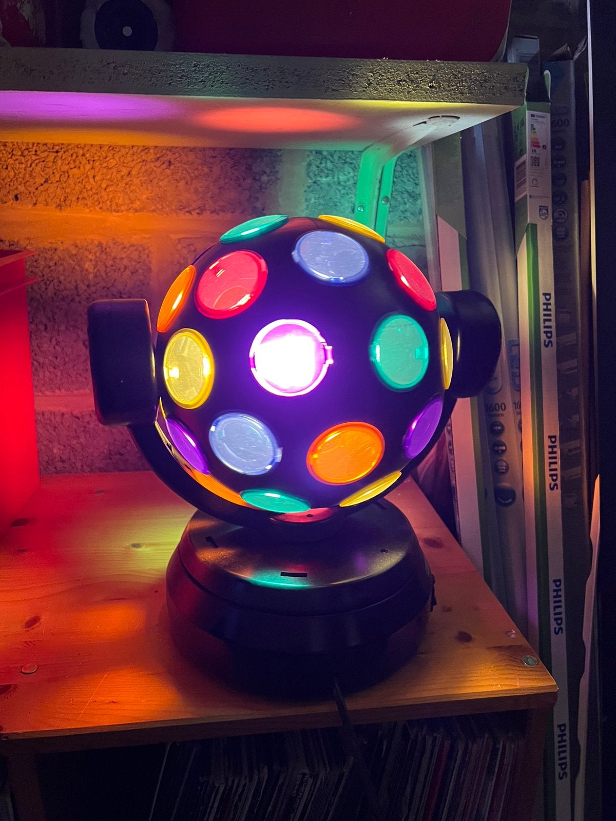 Disco verlichting, Muziek en Instrumenten, Ophalen, Zo goed als nieuw
