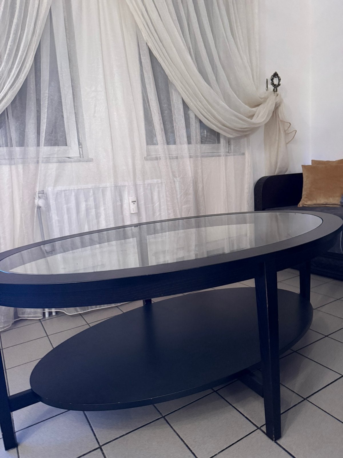 Table basse vitrée, Enlèvement, Utilisé