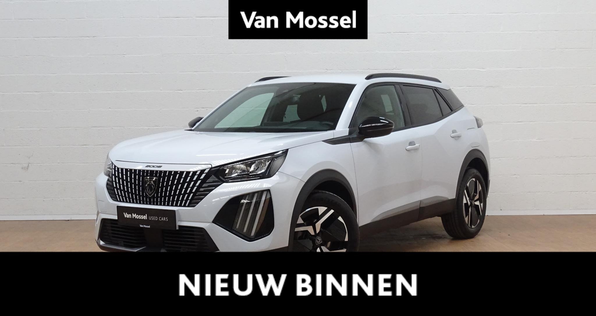 Peugeot 2008 1.2 HYBRID 145 e-DSC6 Allure verwacht, Auto's, Stof, Gebruikt, 145 pk, Wit