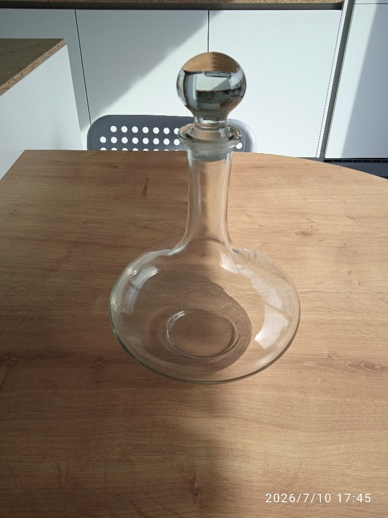Carafe de décantation pour le vin, Enlèvement, Comme neuf, Verre, Classique
