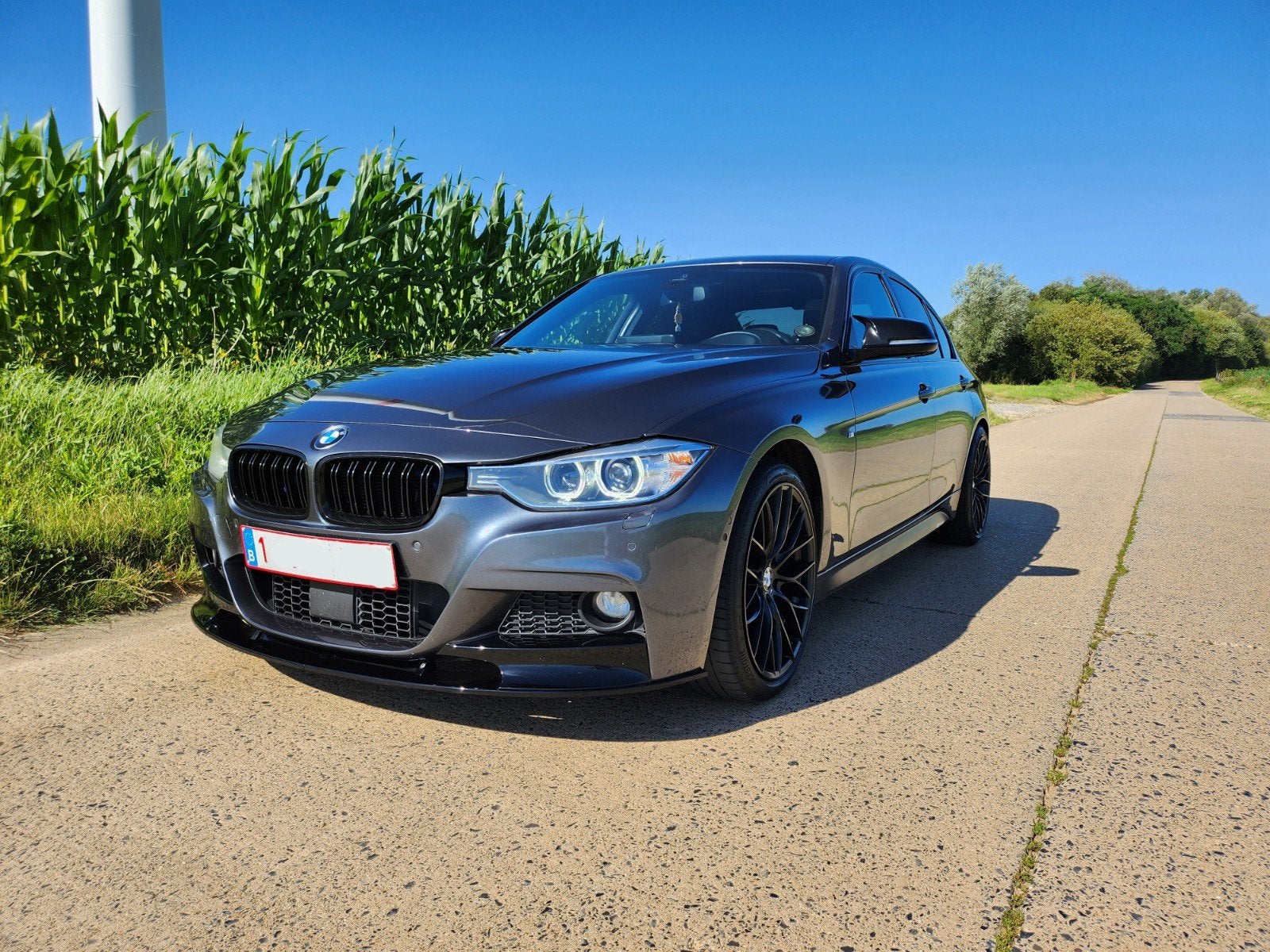 BMW 330D Full Pack M, Auto's, BMW, Automaat, Zwart, Alcantara, Zwart
