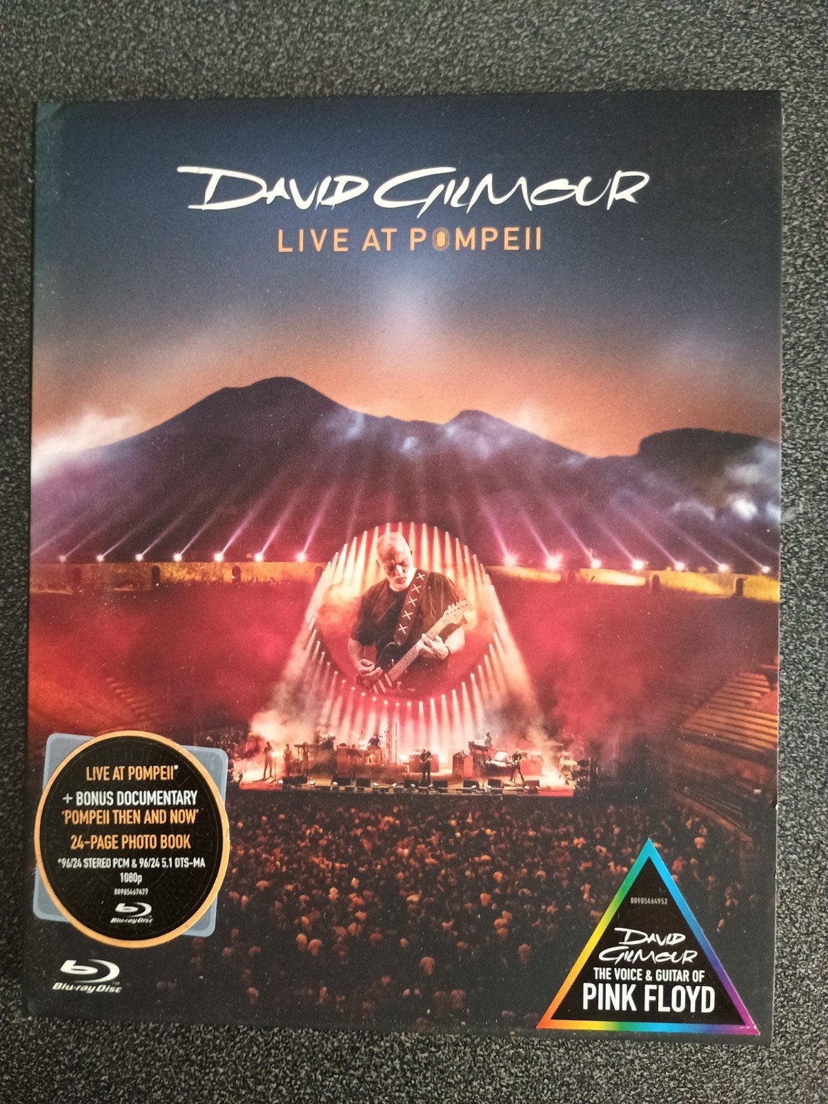 BLU RAY "DAVID GILMOUR LIVE IN POMPEII", Muziek en Concerten, Alle leeftijden, Concert, Ophalen of Verzenden