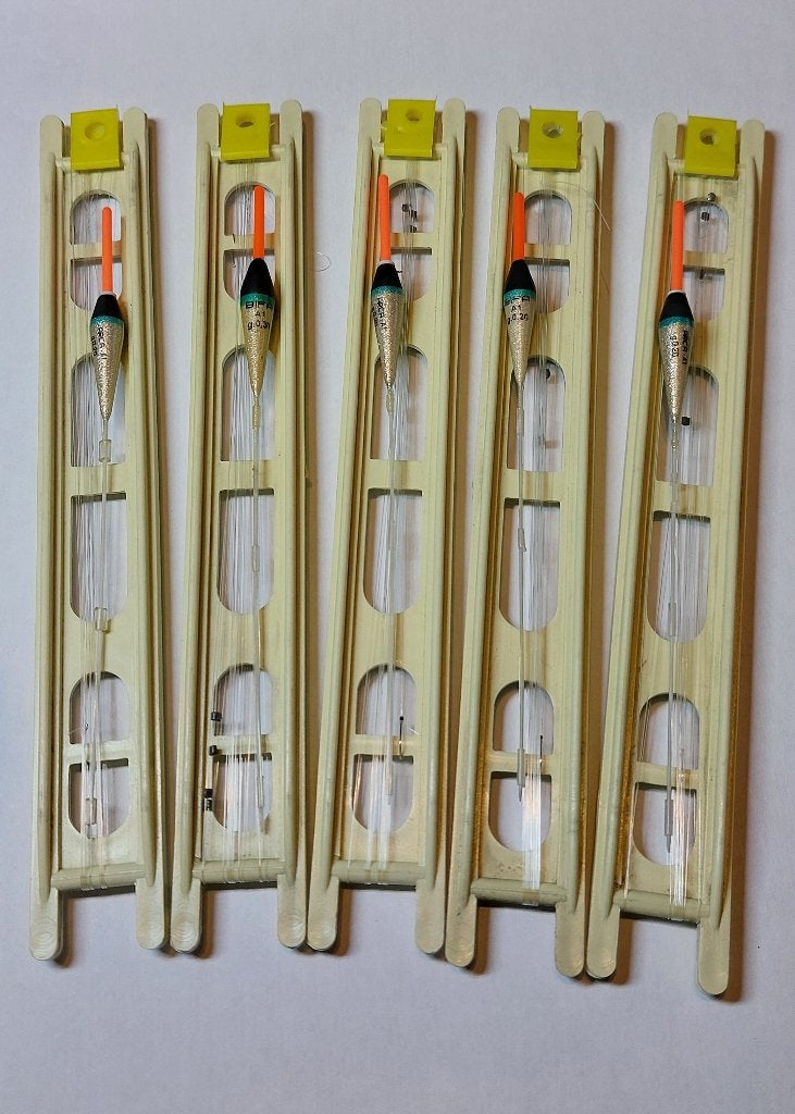 Set de 5 lignes de pêche au corégone faites maison 114, Sports nautiques & Bateaux, Enlèvement ou Envoi, Neuf, Ligne fixe