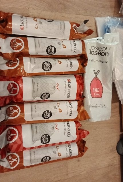 Lot de sacs-poubelle Brabantia et Joseph Joseph – neufs, Enlèvement, Neuf, Brabantia