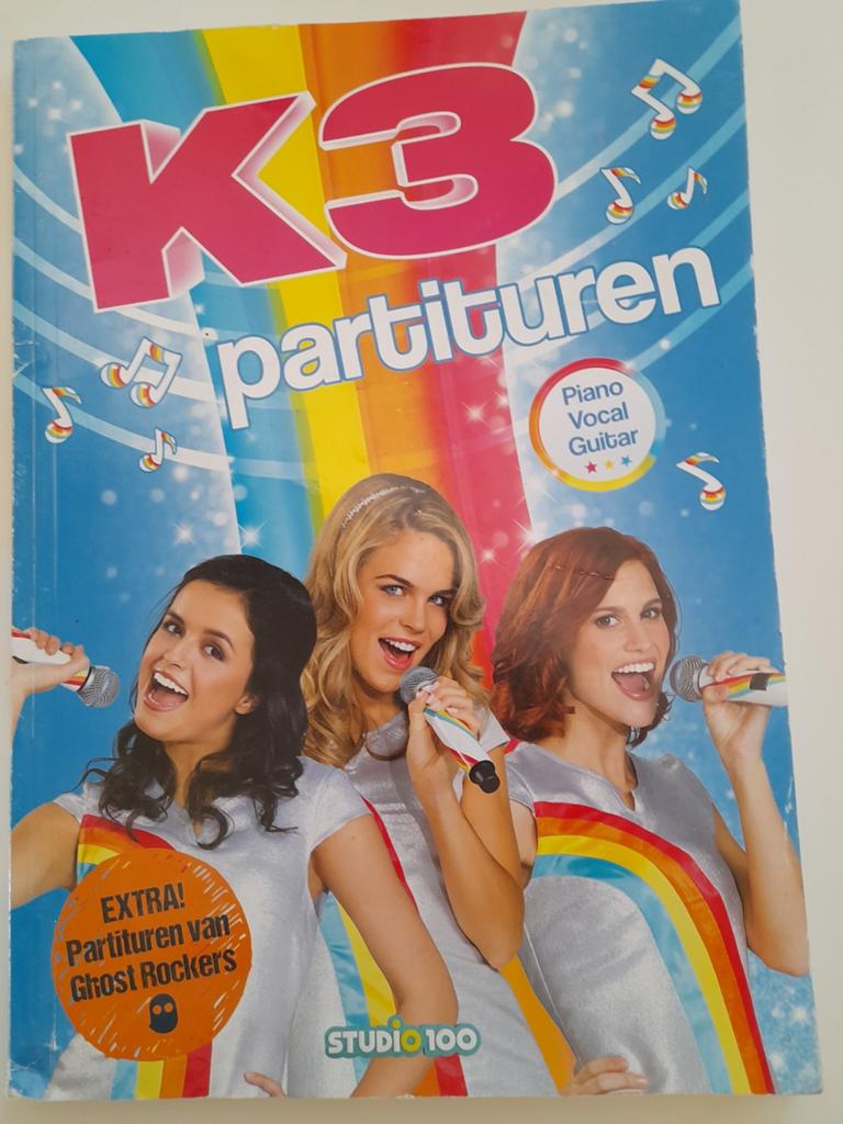 K3 partituren Piano, Vocal, Guitar, Muziek en Instrumenten, Ophalen, Piano