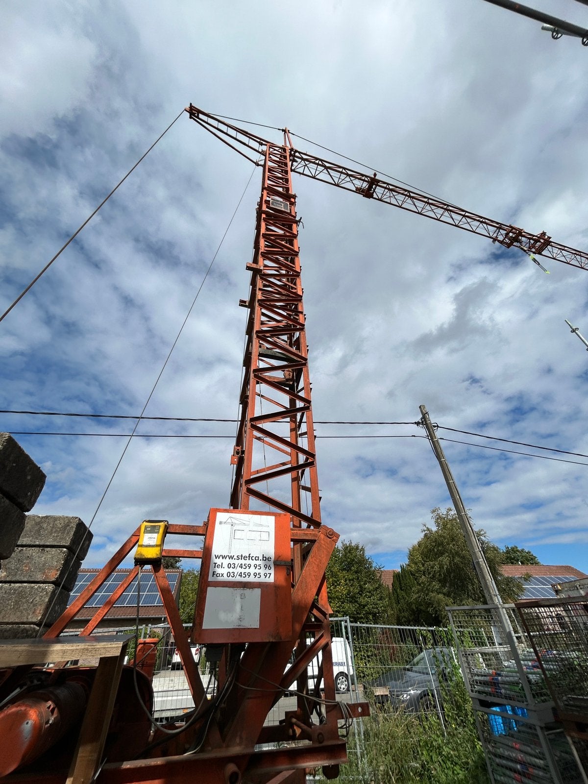 Arcomet VK20 kraan, Enlèvement, Grue