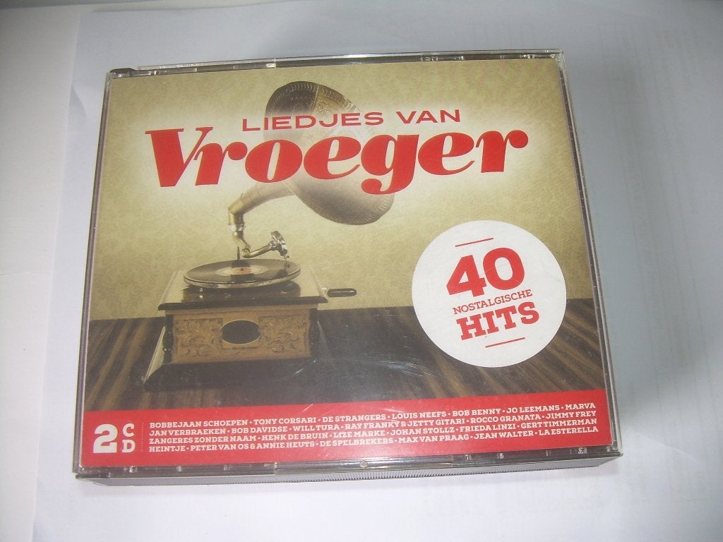 2 CD BOX - LIEDJES VAN VROEGER - VOL 1, Ophalen of Verzenden, Zo goed als nieuw, Eerste persing, Verzamelalbum
