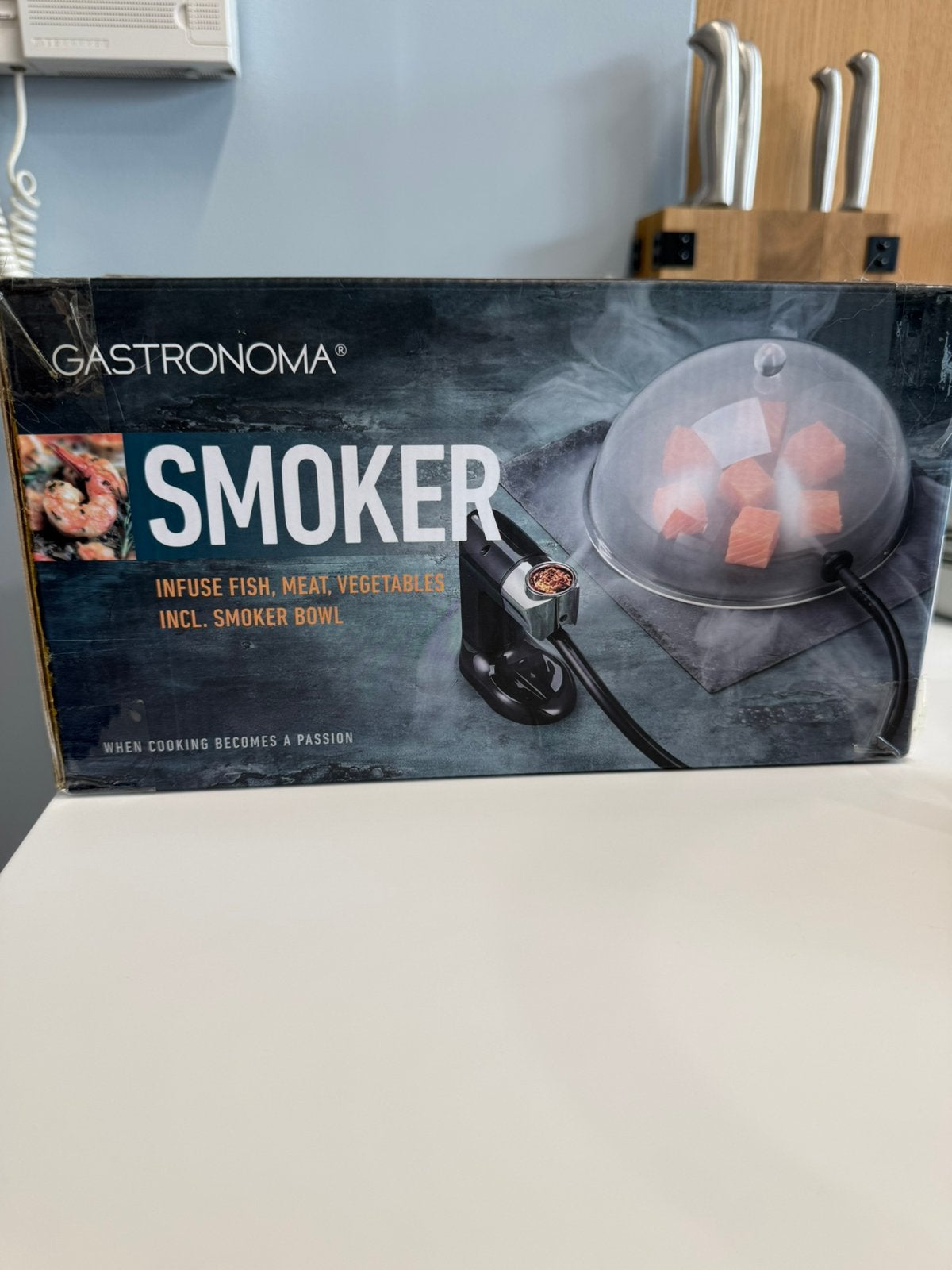 Gastronoma smoker / rookpistool met rookstolp, Ophalen, Nieuw