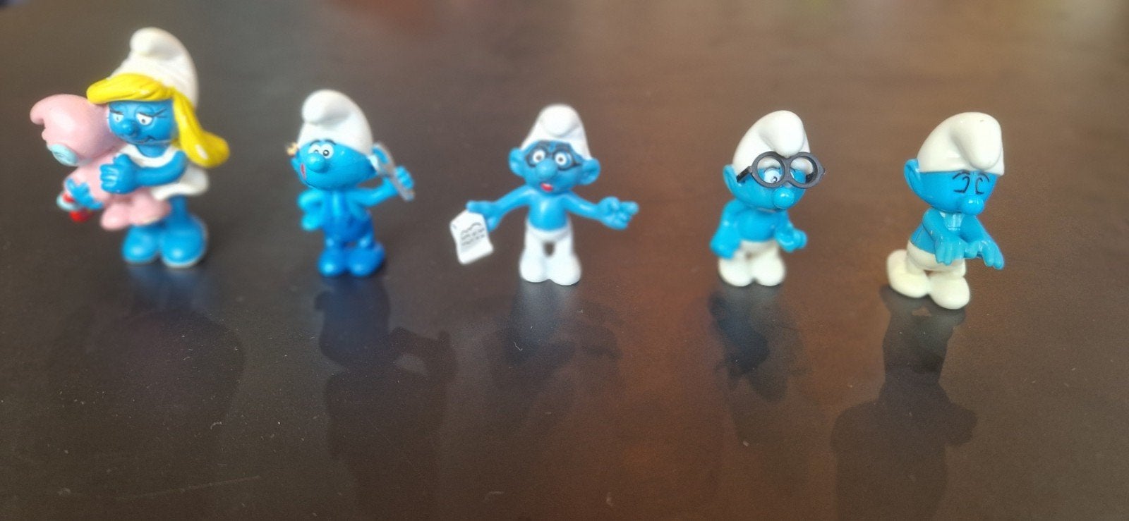 Smurfen figuurtjes 5 stuks, Verzamelen, Ophalen