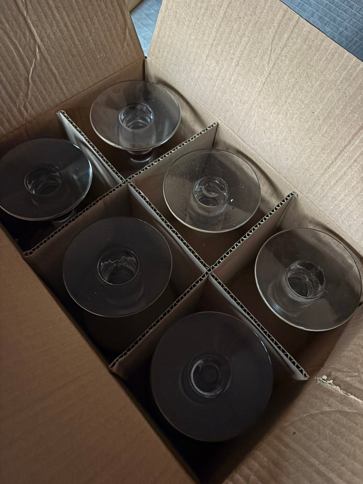 6 glazen van Orval - perfecte staat, Verzamelen, Ophalen, Zo goed als nieuw