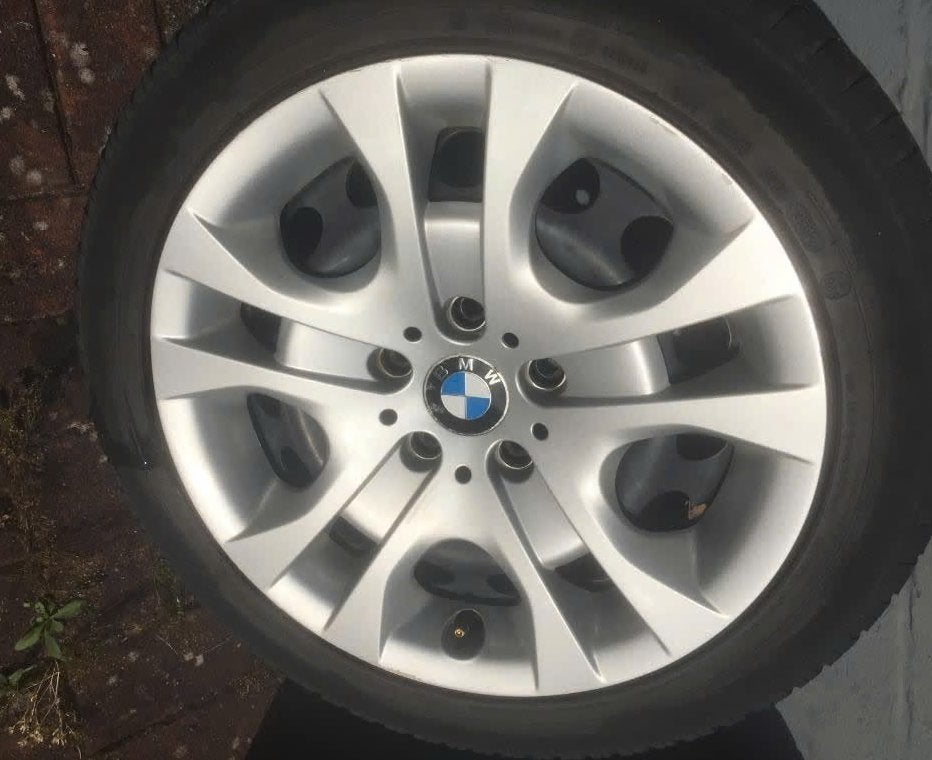 Roues hiver BMW, Auto-onderdelen, Ophalen, Gebruikt, Banden en Velgen, 17 inch