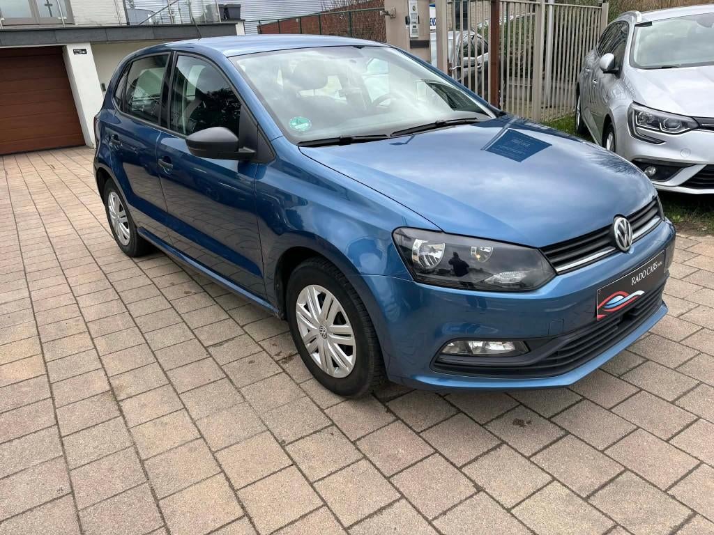Volkswagen Polo benzine van 2016, Auto's, Euro 5, Blauw, Bedrijf, 1000 cc