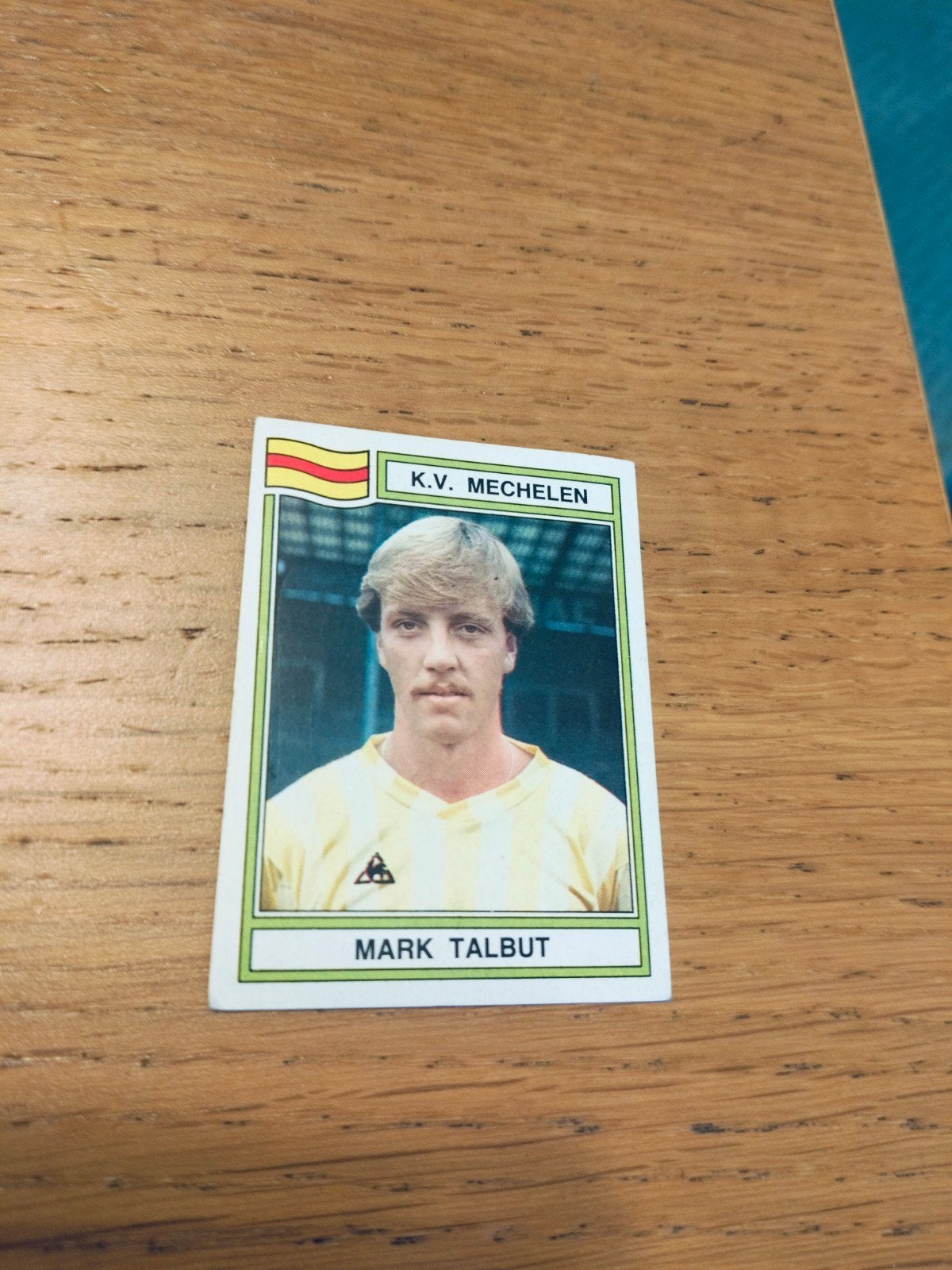 Panini sticker Football 84 Mark Talbut KV Mechelen, Enlèvement ou Envoi, Autocollant