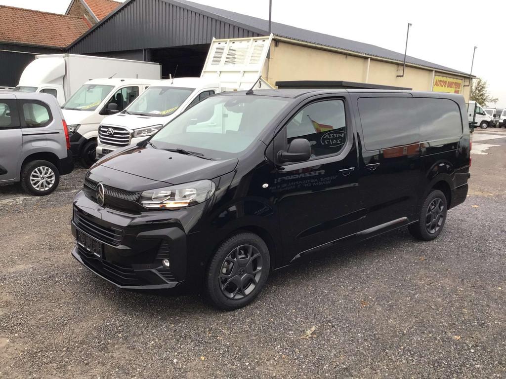 Citroen Jumpy l3 180pk automaat 2025 dubbel/cabine full/opti, Auto's, Citroën, Automaat, Stof, 4 cilinders, Zwart
