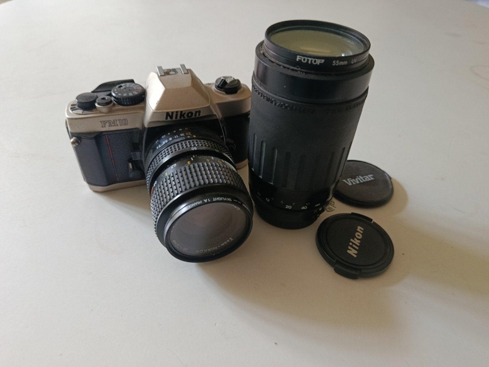 vintage Nikon FM10, Audio, Tv en Foto, Ophalen of Verzenden, Zo goed als nieuw, Spiegelreflex, Nikon