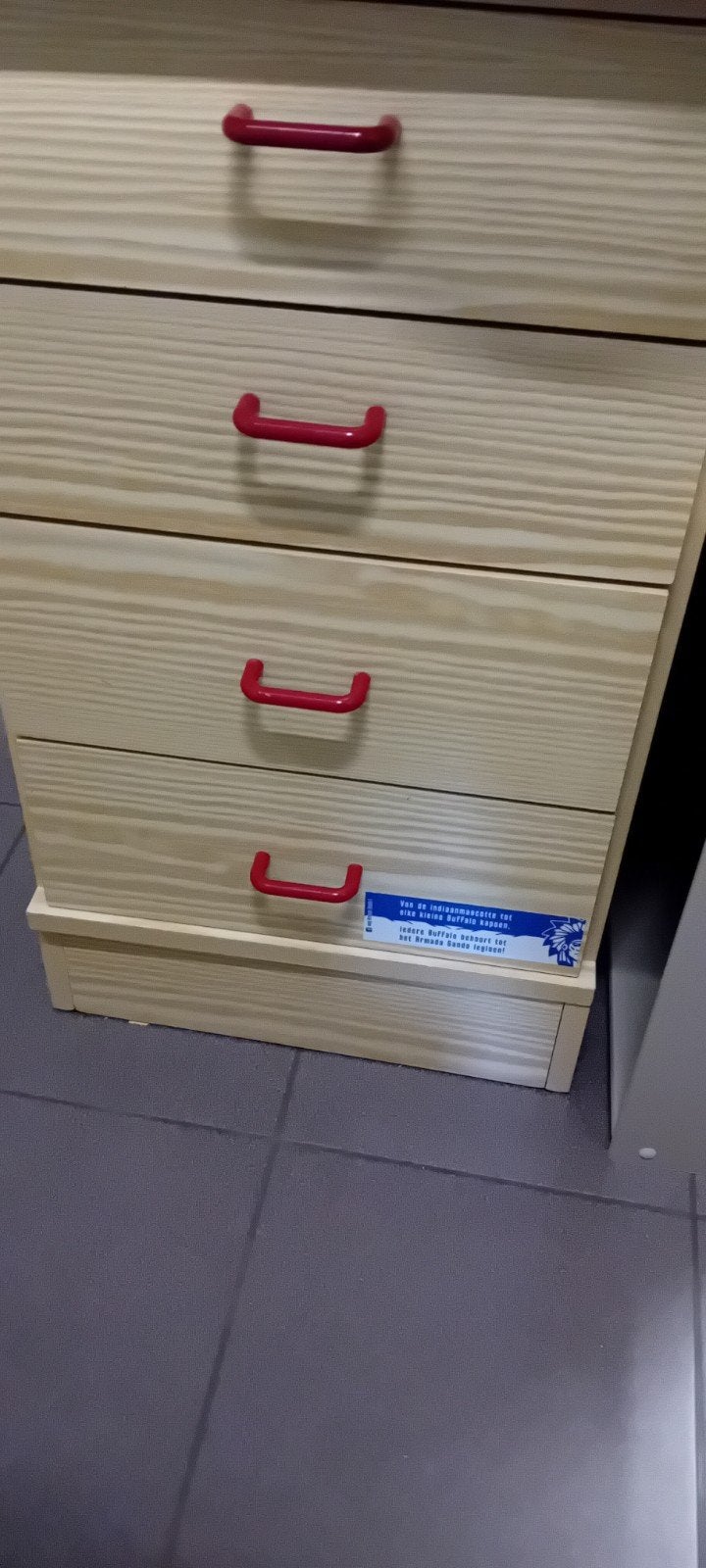 2 ladekastjes, Ophalen