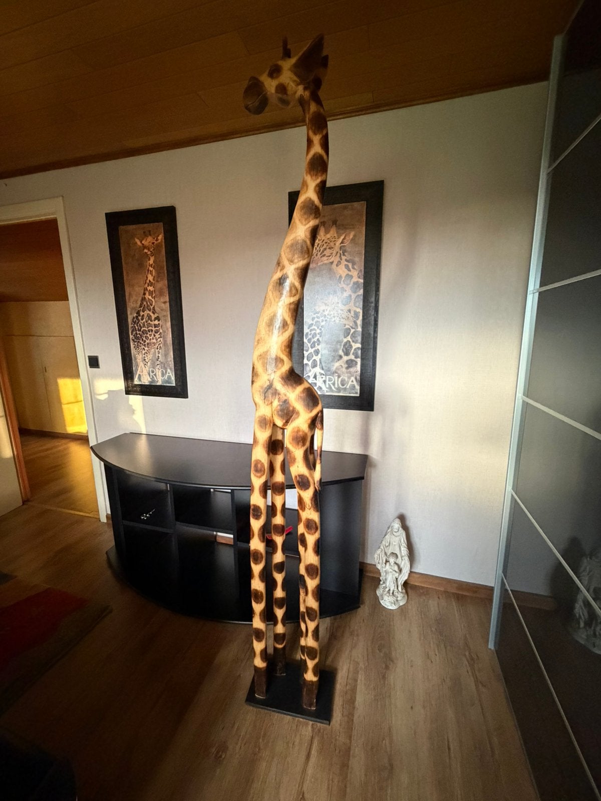 Girafe, Comme neuf, Enlèvement, Autres styles, Bois